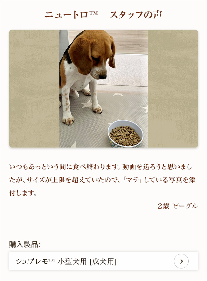 ニュートロ シュプレモ 超小型犬～小型犬用 体重管理用 3kg 