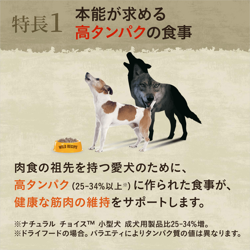 ニュートロ ワイルド レシピ 超小型犬～小型犬用 成犬用 チキン 